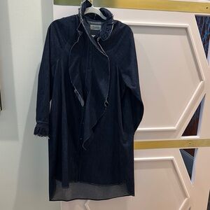 Denim dress. Size large. Slightly used. Psophia